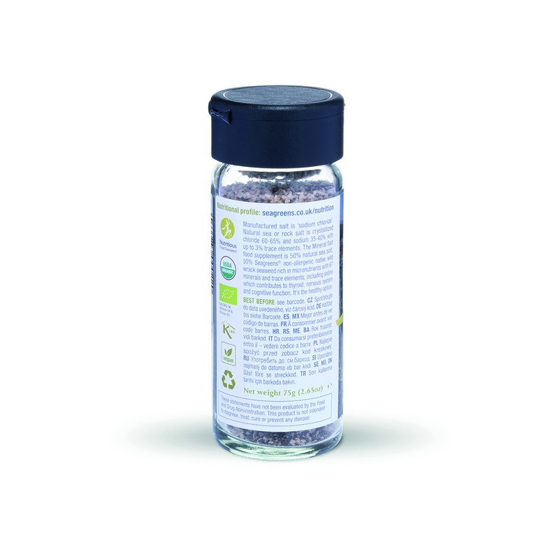 Seagreens, Seaweed & Sea Salt, The Mineral Salt (75g)
