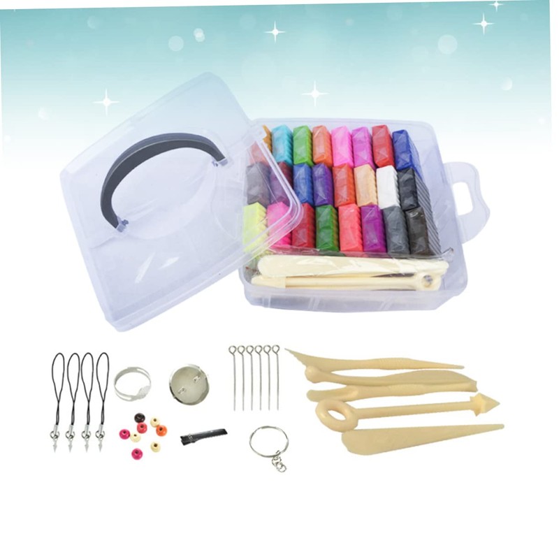 Operitacx 1 Set 24 Polymer Clay Kit Clay Model Kits