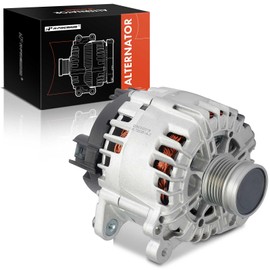 A-Premium Alternator Compatible with Volkswagen Jetta 2016 2017 2018, L4 1.4L, 1 Blade, 140Amp 12V Clockwise 6-Groove Clutch Pulley, Replace# 04C903023K, 04C903023M, TG14C071