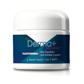 Crema antiarrugas Pro Derma +: nuestro mejor gel reafirmante para ojos y crema antiarrugas facial con péptidos Derma Firm - Frasco de 2 meses - Suero antiarrugas con péptidos