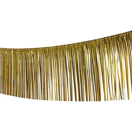 Tinsel Garland Party Decoration Garlands Christmas New Year Foil Tinsel Fringe Garland VIP Room Home Decor Decoration Party Decoration, Gold