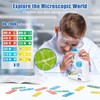 Funsland Microscope for Kids 8-12 Years Old, Portable Mini Children