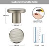 Ravinte Decor 25 Pack Brushed Nickel Cabinet Knobs, 1-3/16 Inch