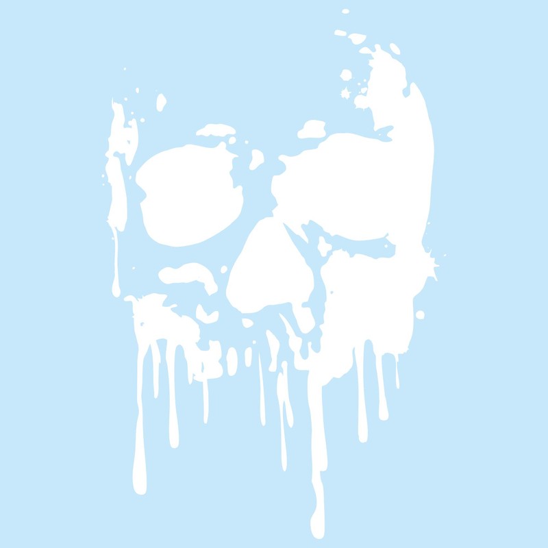 Finest Folia Skull Sticker Car Boat Motorcycle Caravan Decor K071