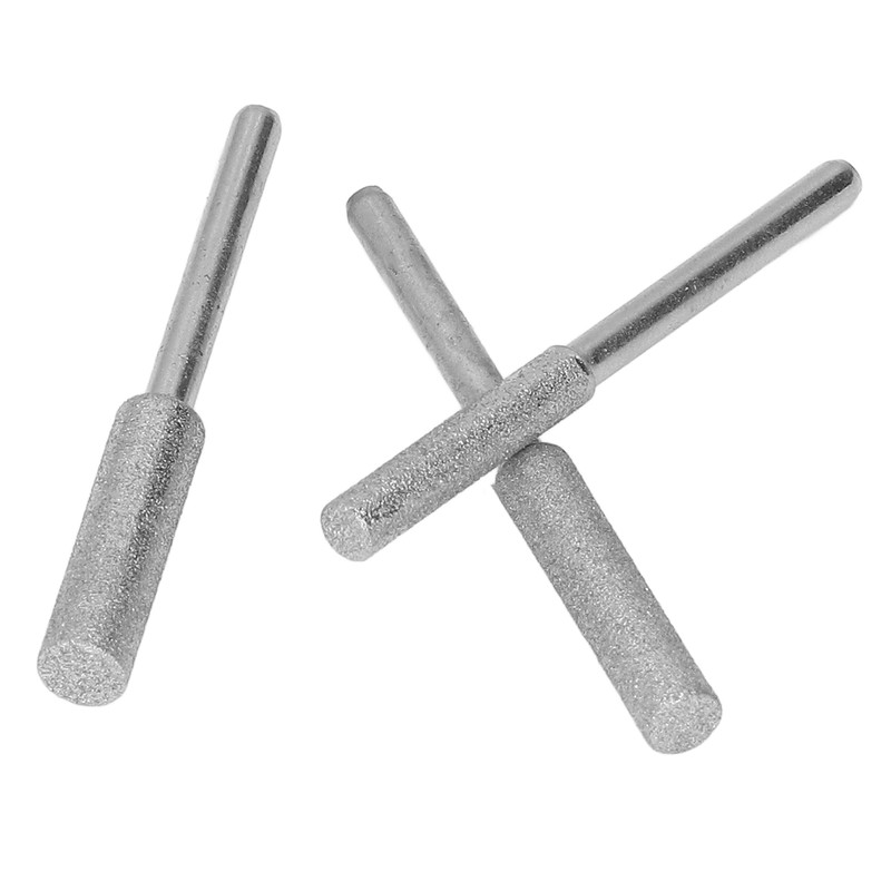 30Pcs Chainsaw Sharpener Stone 4.0mm 4.8mm 5.5mm Emery Grinding File