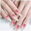 WOONEKY Shiny Elegant Long Fake Nails Press Nails Non-marking Easy