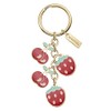 Monnel Z624 Little Strawberry and Cherry Charms Pendants Keyring Keychain