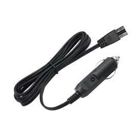 12V Car Cooler Plug Power Cord Cable 2M/6FT, Mini Refrigerator Cooler Plug Replacement Power Cord, Car Cooler 2 Pin Power Plug, for Car Cooler Portable Refrigerator