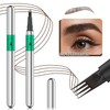 Magic Liquid Eyebrow Pencil,Waterproof Brow Pencil for Natural Beauty Brow,Microblading