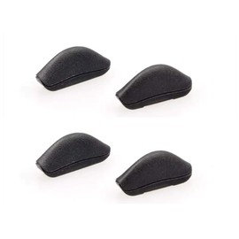 Black Nose Pads Buds Pieces for Oakley Crosslink Pro Switch Pitch Sweep Eye Glass Frames (Asian Fit)