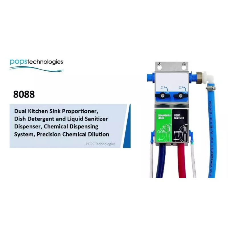 POPS Dual Kitchen Sink Proportioner, 8088