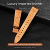 REZERO Leather Watch Straps for Men, Crocodile Embossed Watch Straps