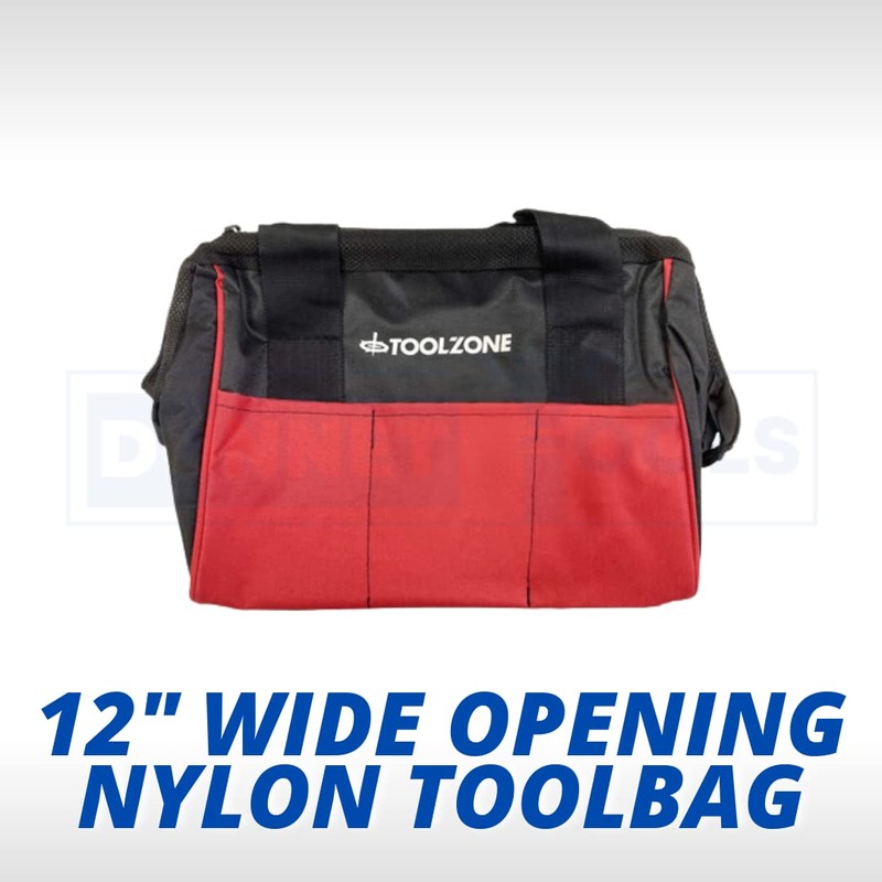 Dunnet Tools 12" Inch Nylon Tool Bag Diy Storage Heavy