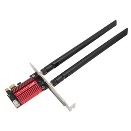 Fosa Adaptador de Red Inalámbrico de Escritorio, 433Mbps 2.4G 5G Adaptador de Tarjeta de Red PCIE WiFi de Doble Banda RTL8821CE Pro AW - CB304NF para Computadora de Escritorio PC