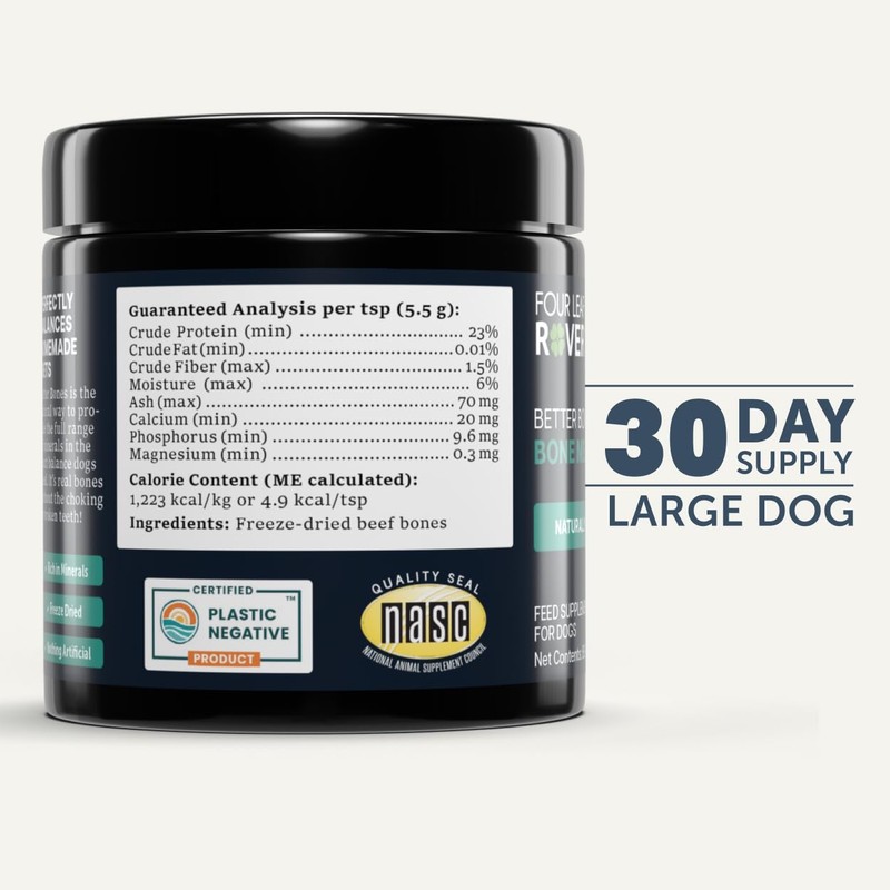 Four Leaf Rover Better Bones Bone Meal for Dogs -