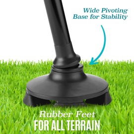 Walking Cane with Led Light - Adjustable 37 Inch Folding Canes and Walking Sticks, Collapsible Daily Mobility Canes with Rubber Feet for Men and Women, Black