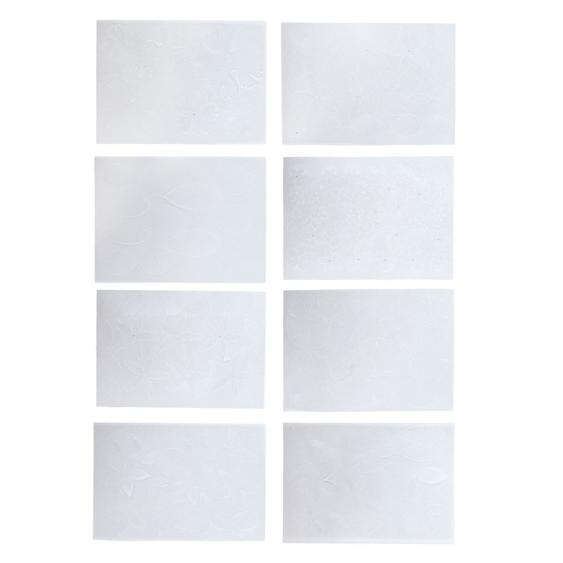 8pcs Heat Shrink Paper for Kids Double Sided High Transparency