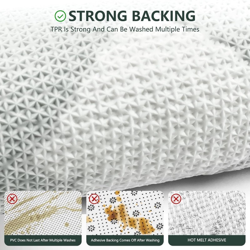 AIBIIN Bath Mat Non-Slip Bathroom Mat Super Absorbent,Soft Microfiber Absorbent