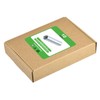 sourcing map M8x1.25mm Round Coupling Nuts, 10 Pcs 304 Stainless