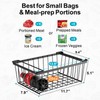 iSPECLE Deep Freezer Organizer, 8 Pack Wire Baskets for 5
