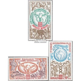 Prophila Collection Monaco 1051-1053 (kompl.Ausg.) gestempelt 1972 Zoo (Briefmarken für Sammler) Sonstige Säugetiere (Affen/Dinos/Elephanten …)