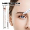Crema fijadora de doble párpado impermeable efecto natural sin marcas,