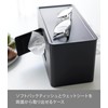 Yamazaki 2041 Double-Sided Compact Tissue & Wet Sheet Case, Black,
