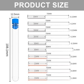 10PCS 3D Printer Nozzle Cleaning Kit - Stainless Steel Cleaning Needles Set - 0.15 to 1.0mm Sizes - Precision Tools for 3D Printer Maintenance