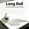 White Bulletin Board Borders Trim 32.8ft x 2.95",Durable Classroom,Office,Home,Party Decor,