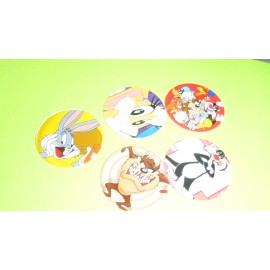 Unbranded Pre Cut One Inch Bottle Cap Images Bugs Bunny, Taz, Sylvester  Free Shipping - photo, 15 images
