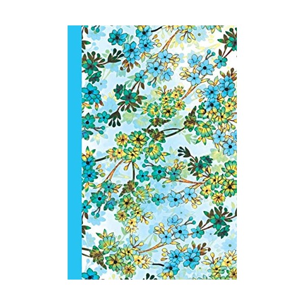  Sketch Journal: Field of Flowers (Blue and Yellow) 6x9