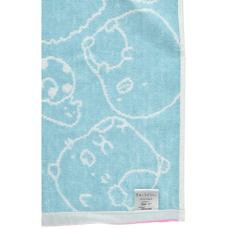 Marushin Sumikko Gurashi Hand Towel 6575018000, Sumikko Large Gathering, 100%