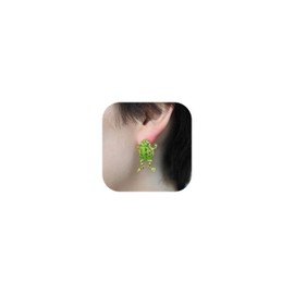 Frog Earrings for Women Cute Green Animal Earring Funny Unique Jewelry Gifts for Her Christmas Stocking Stuffers