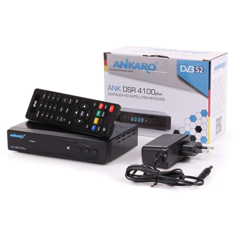 Ankaro DSR 4100 Plus HD HDTV Digital Satellite Receiver (HDTV,