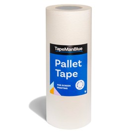 Pallet Tape for Screen Printing, 16 Inch x 300 Foot Roll, Made in USA, Heavy Duty Platen Masking Tape with Clean Removal to Protect Screen Printing Surfaces and Extend Pallet Life