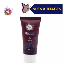 Mc Nails Acri-gel Para Modelado Uñas Rosa, Blanco Y Cristal. Mc Nails