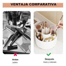 Organizador De Maquillaje Giratorio 360 Para Cosméticos                                                                                               