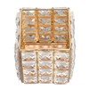 European Style Crystal Storage Box Crystal Jewelry Trinket Box Square