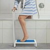 Bath Step with Handle- Step Stool with Handrail Nonslip Bath