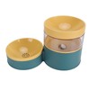 Pet Double Bowl Water Dispenser 1L Neck Protection Anti Tip