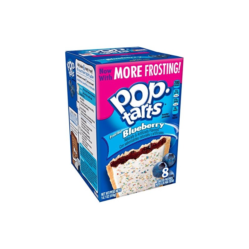 Kellogg's Pop-Tarts Frosted Blueberry Toaster Pastries 8 ct