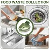 FARYODI Snap-Button Sink Strainer, Suction Cup, Corner Shelf Strainer with
