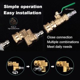 Car Radiator Cleaning Tools, Dual-Use Radiator Cleaning Wand With Quick Coupler and Valve Switch, Slim Fan Spray Nozzle, Power Washer Wand for Car Truck Gutter Cleaning(31.5inch)