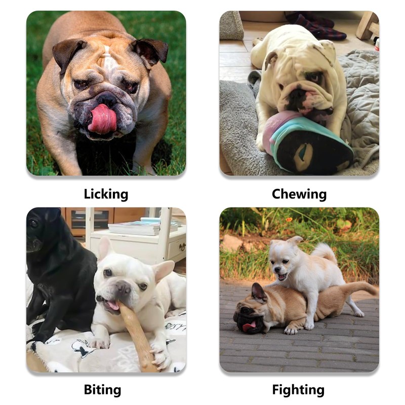 OHCOZZY Short Snout Dog Muzzle, Soft Breathable Mesh Bulldog Muzzle