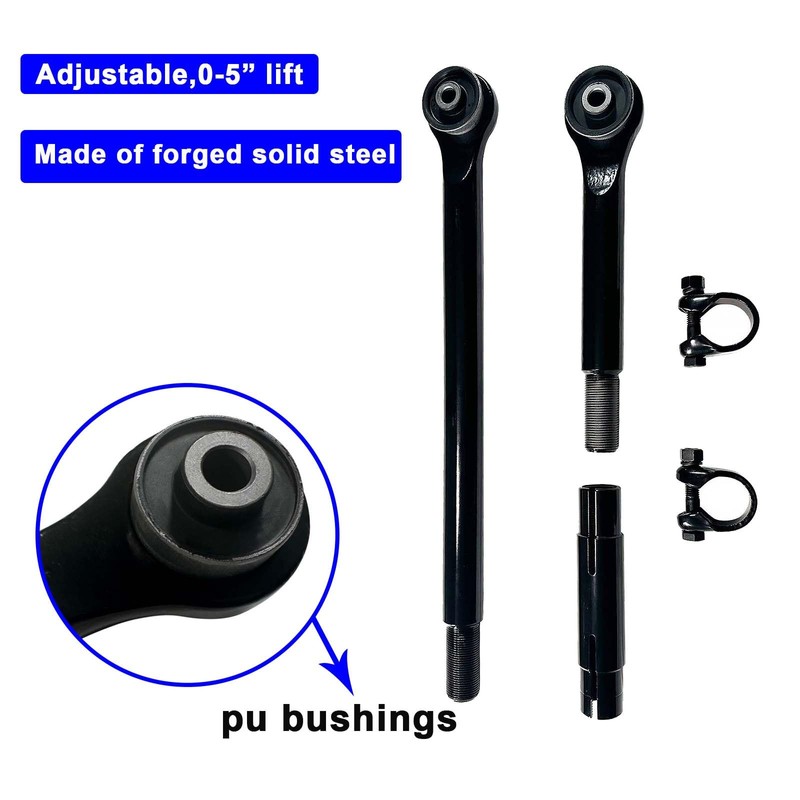 BST BSSP Forged Adjustable Rear Track Bar for 0-5" Lift