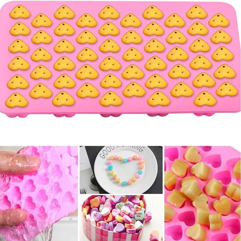 Generic Moldes De Silicona Candy Y Bandejas Para Cubitos De