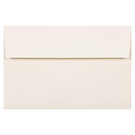 JAM Paper® A9 (5 3/4 x 8 3/4) Strathmore Paper Envelope - Natural White Wove - 50 envelopes per Pack