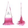 Solene Fringe Crossbody Shoulder Bag with Strap, Tassel Messenger bag,