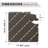 VANCASTLE Plastic Interlocking Deck Tiles, 11.8"x11.8"(Pack of 27), Patio Flooring