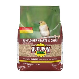 Audubon Park Audubon Park Sunflower Hearts & Chips Wild Bird Food, No Mess Sunflower Seeds for Birds, 5-Pound Bag